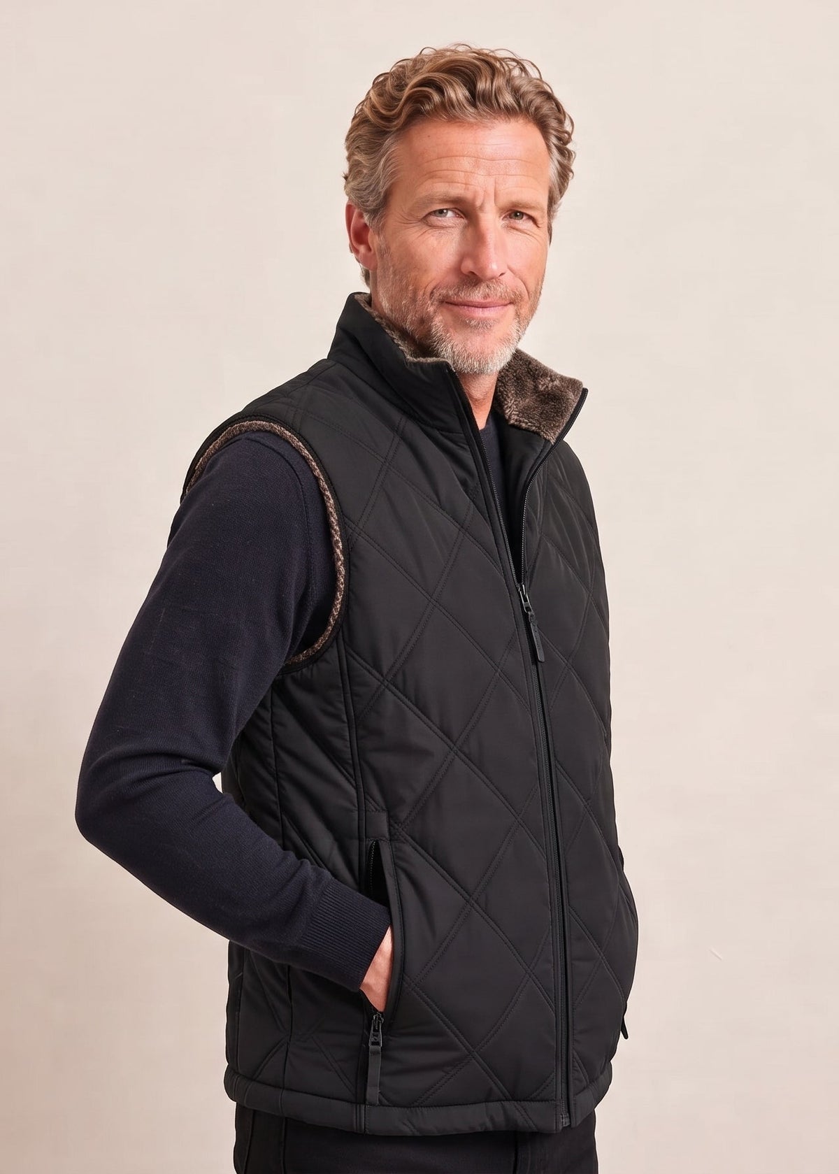 Herren Steppweste